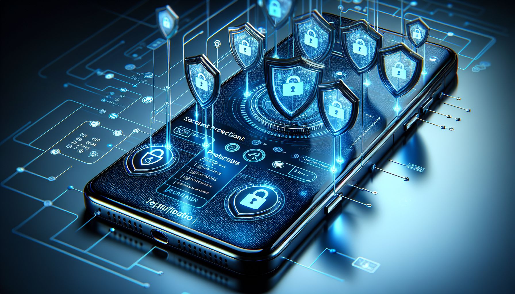 JUARAGO security update visual with protected account access on mobile